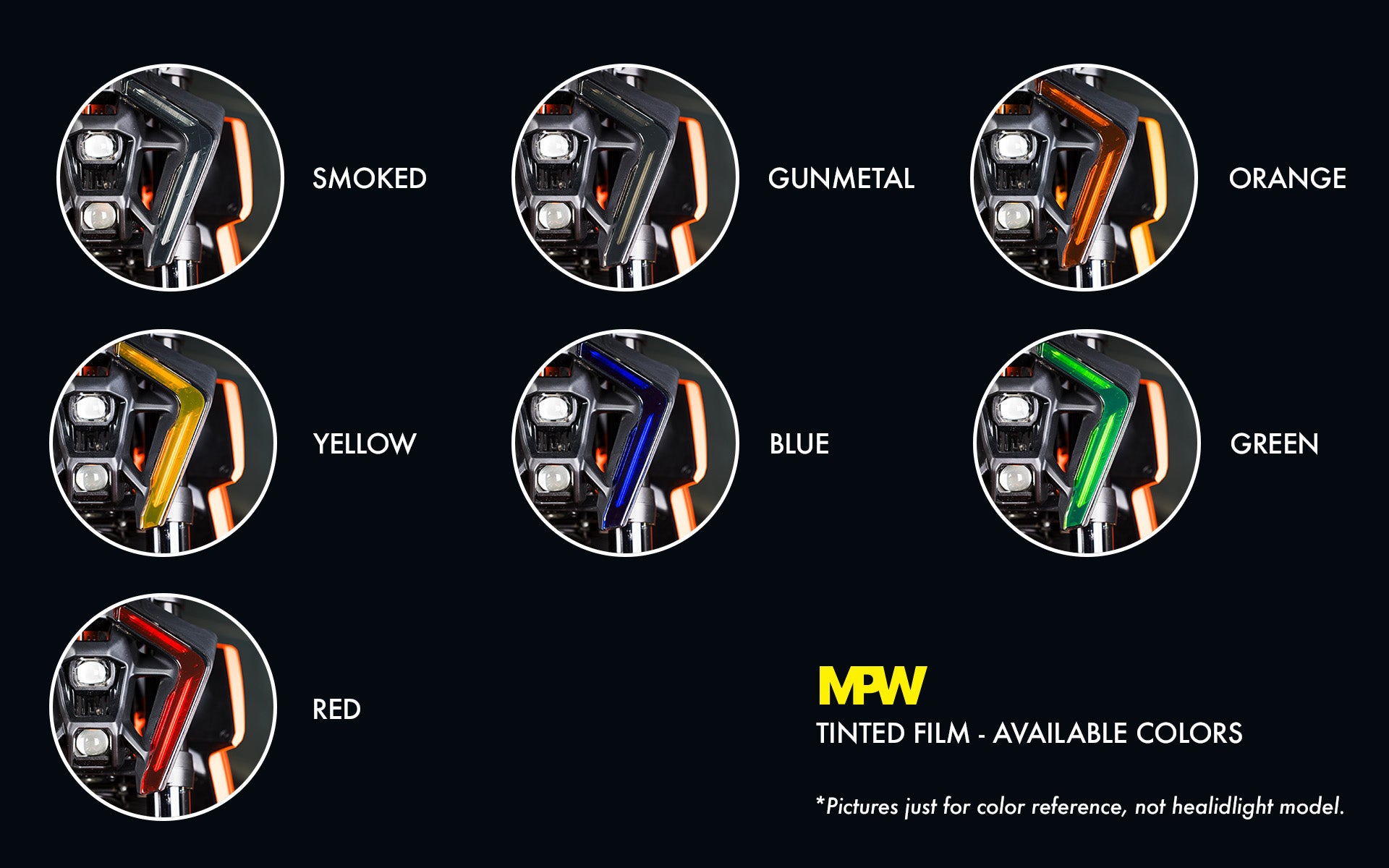 KTM 790/890 Adventure R/S Premium Headlight tinted film