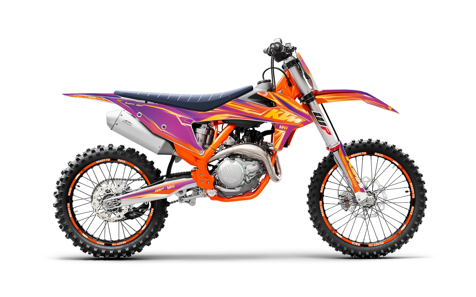 KTM EXC / EXC-F GRÁFICOS - “Veltrix” (Naranja)