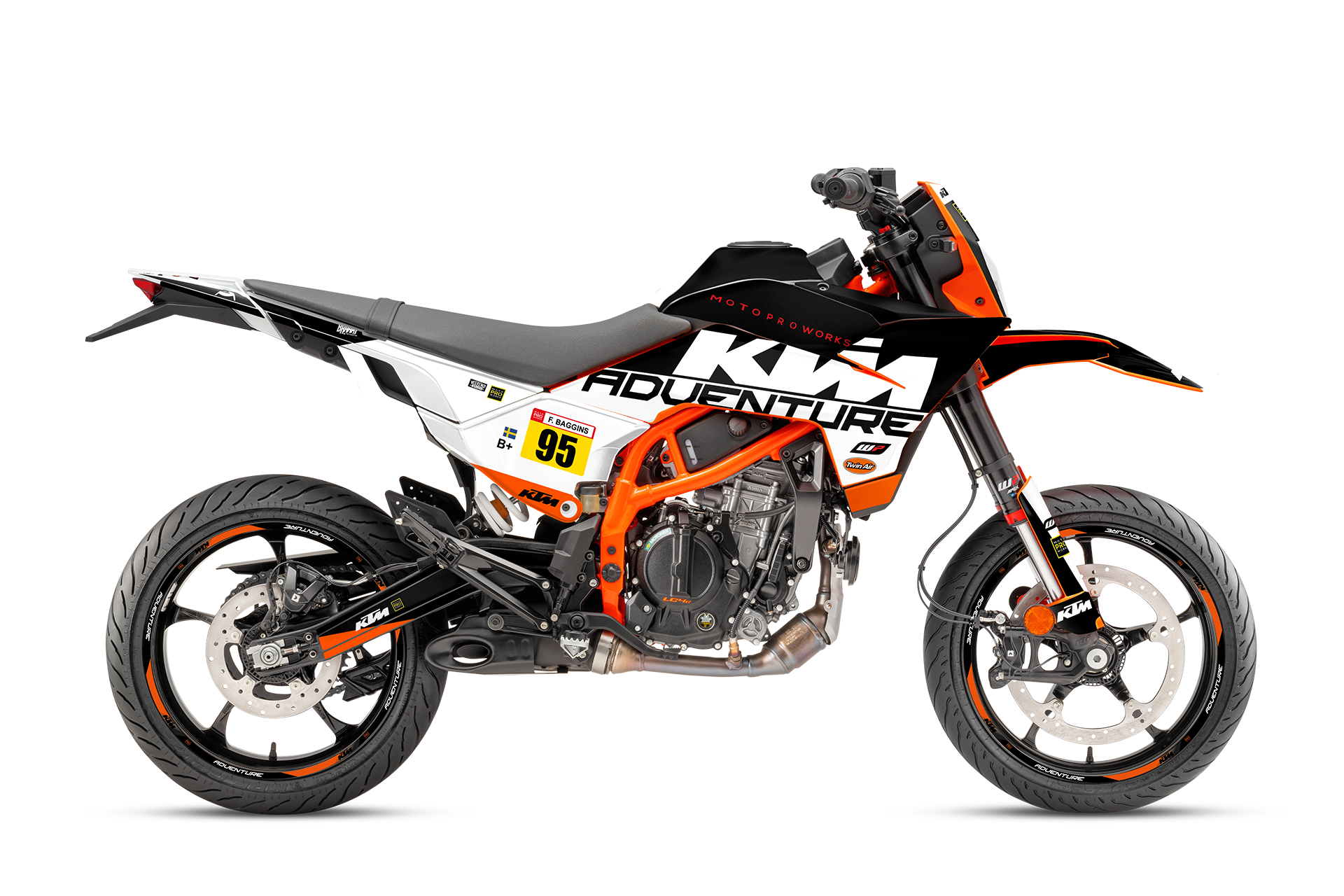 KTM 125 SMC-R GRAPHICS - "Waypointer" (Night)