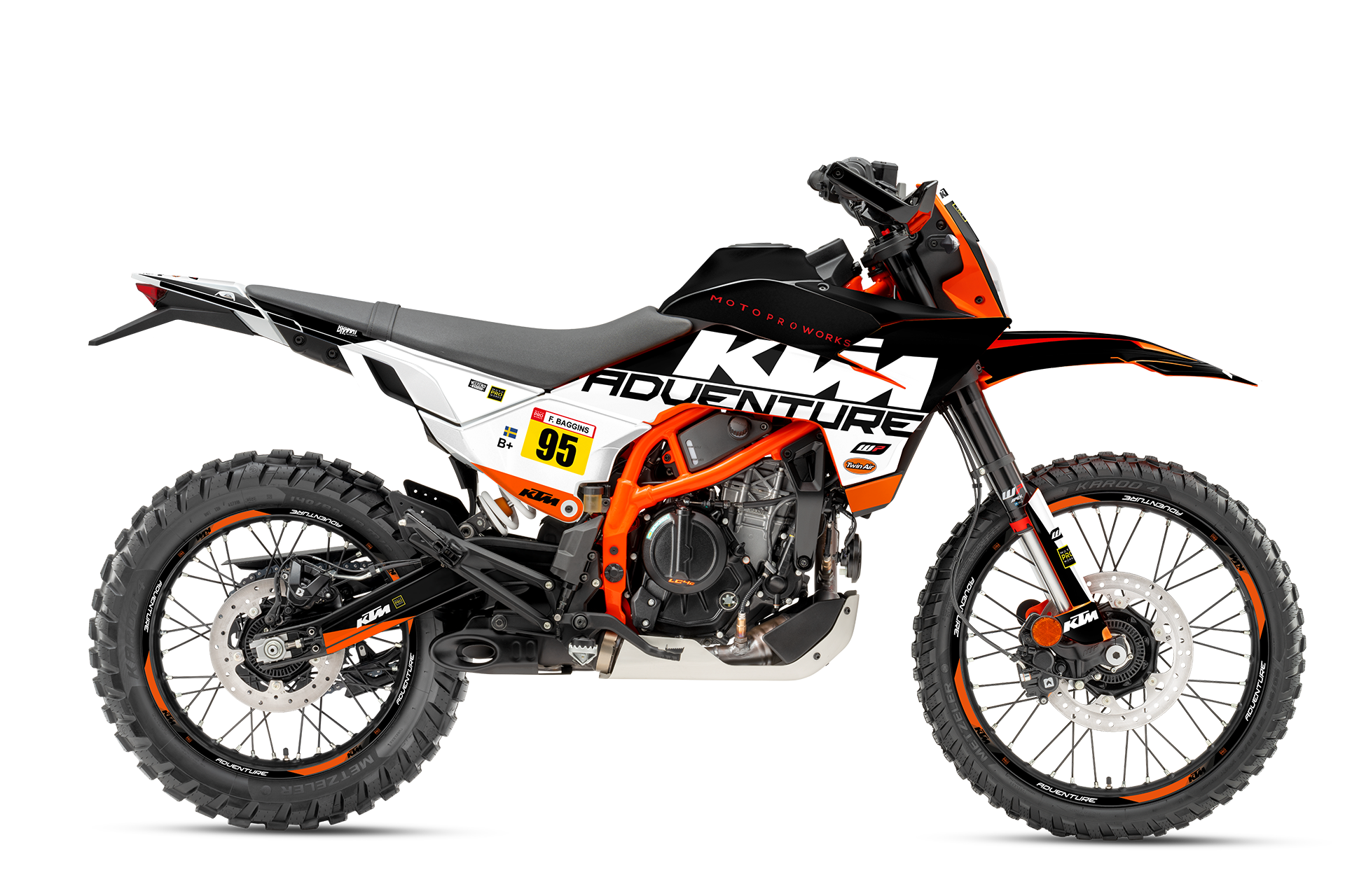 KTM 125 Enduro R GRAPHICS - "Waypointer" (Night)