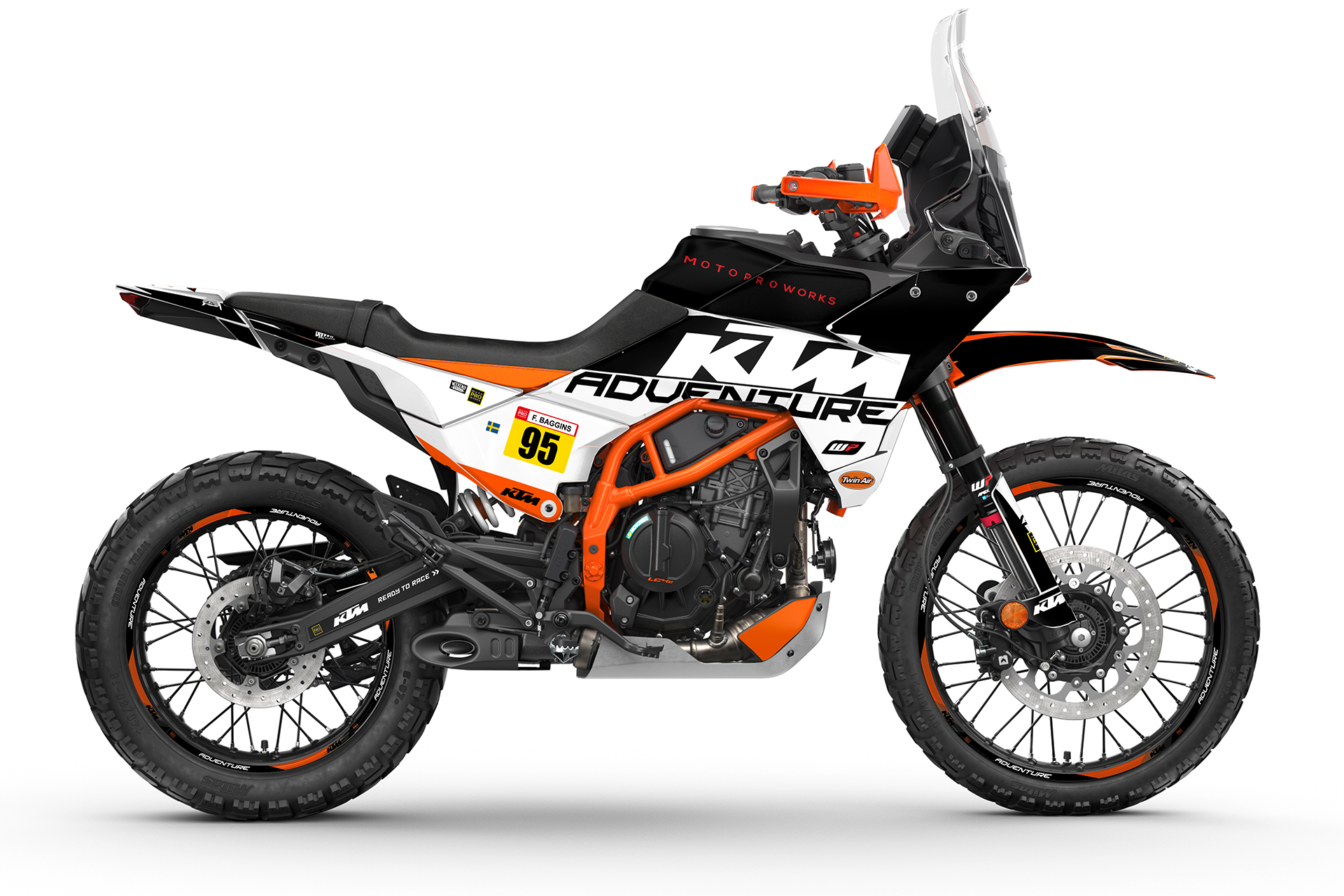 KTM 390 Adventure R / X GRAPHICS - "Waypointer" (Night)