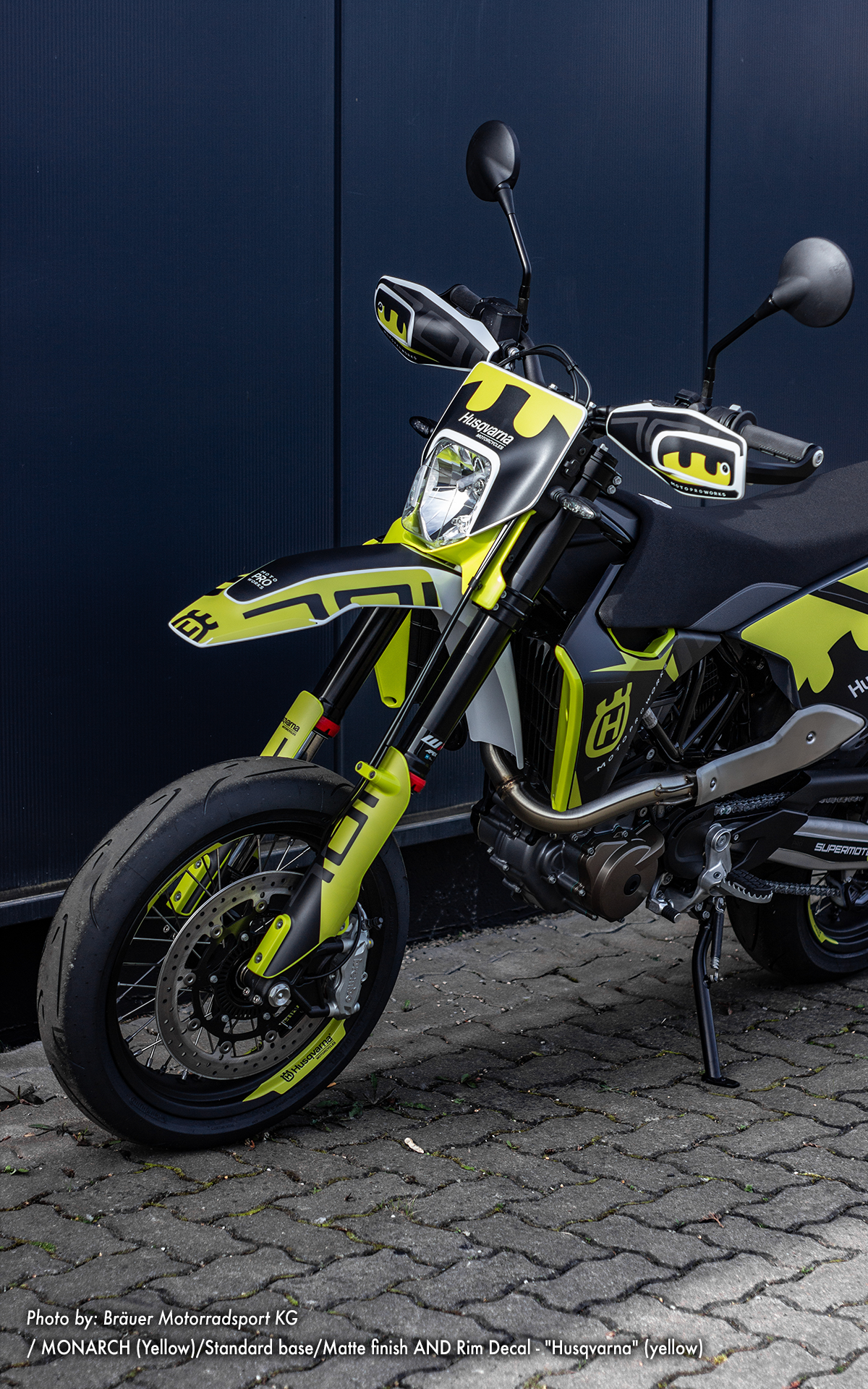 Husqvarna 701 Enduro Graphics - "Monarch" (Yellow)