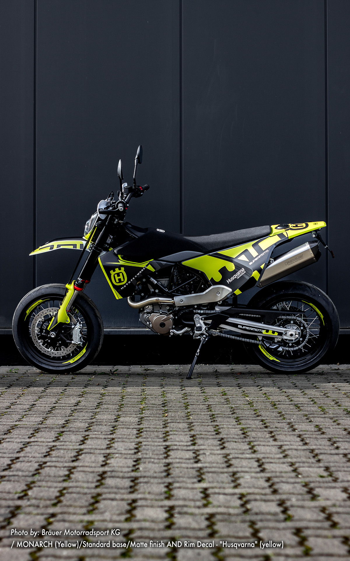 Husqvarna 701 Enduro Graphics - "Monarch" (Yellow)