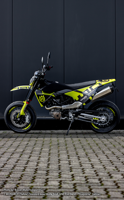 Husqvarna 701 Enduro Graphics - "Monarch" (Yellow)