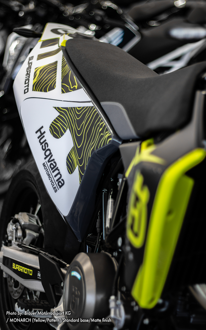 Husqvarna 701 Enduro Dekor - "Monarch" (Gelb/Muster)