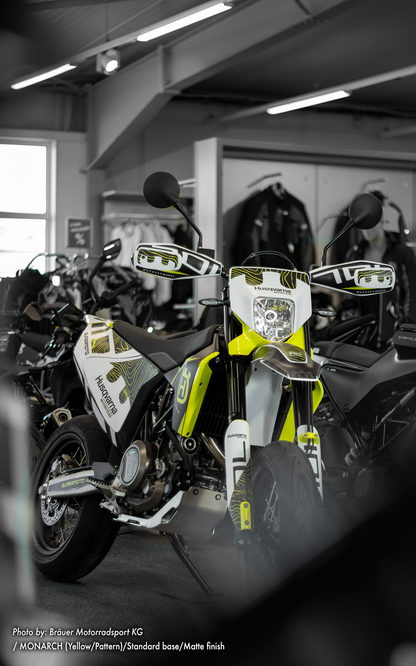 Husqvarna 701 Enduro Dekor - "Monarch" (Gelb/Muster)