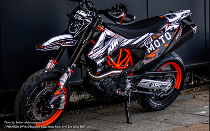KTM 690 SMC-R GRÁFICOS - "Phantom" (Blanco)