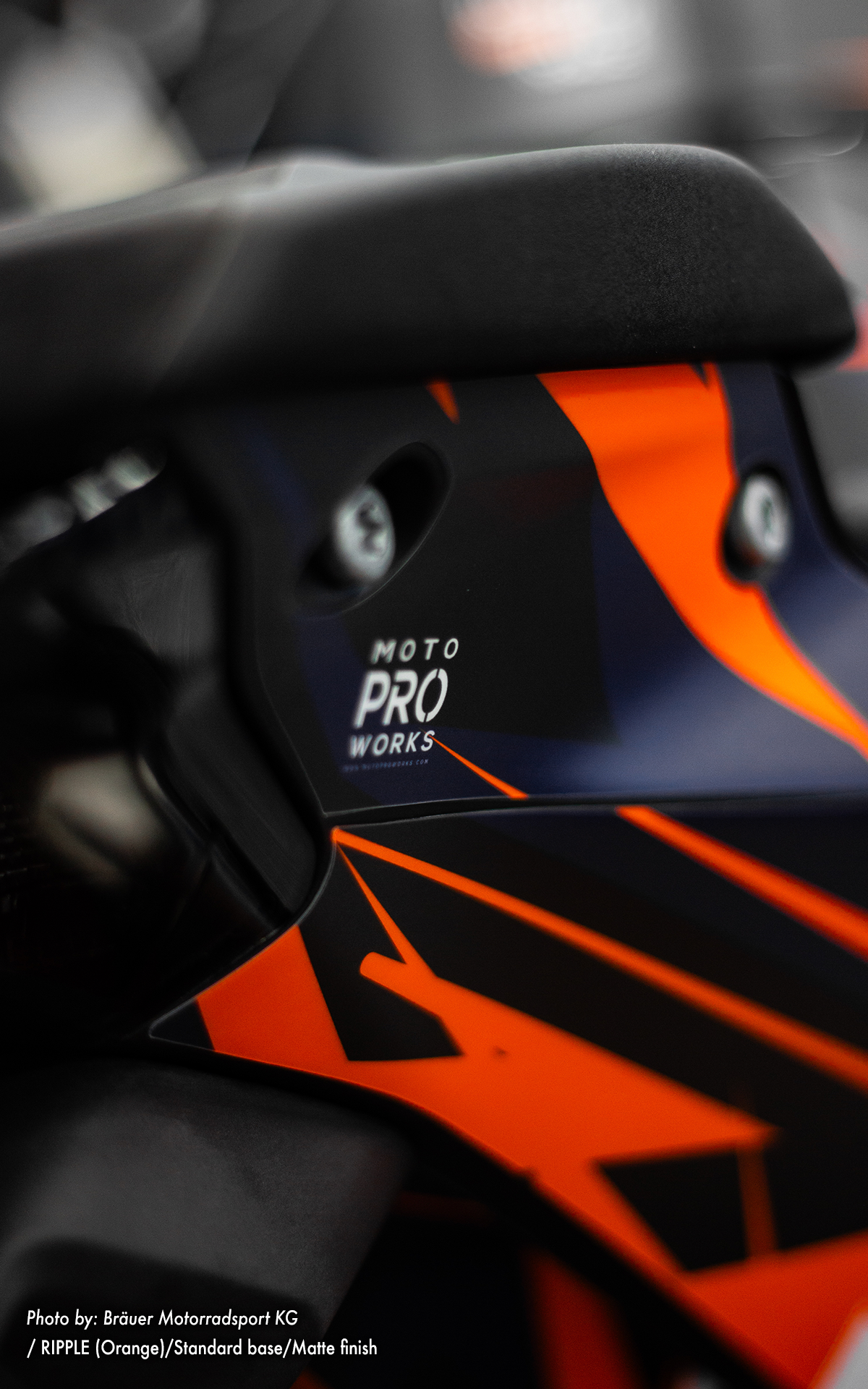 KTM 1290 Super Duke R GRAPHICS - "Ripple" (Orange)