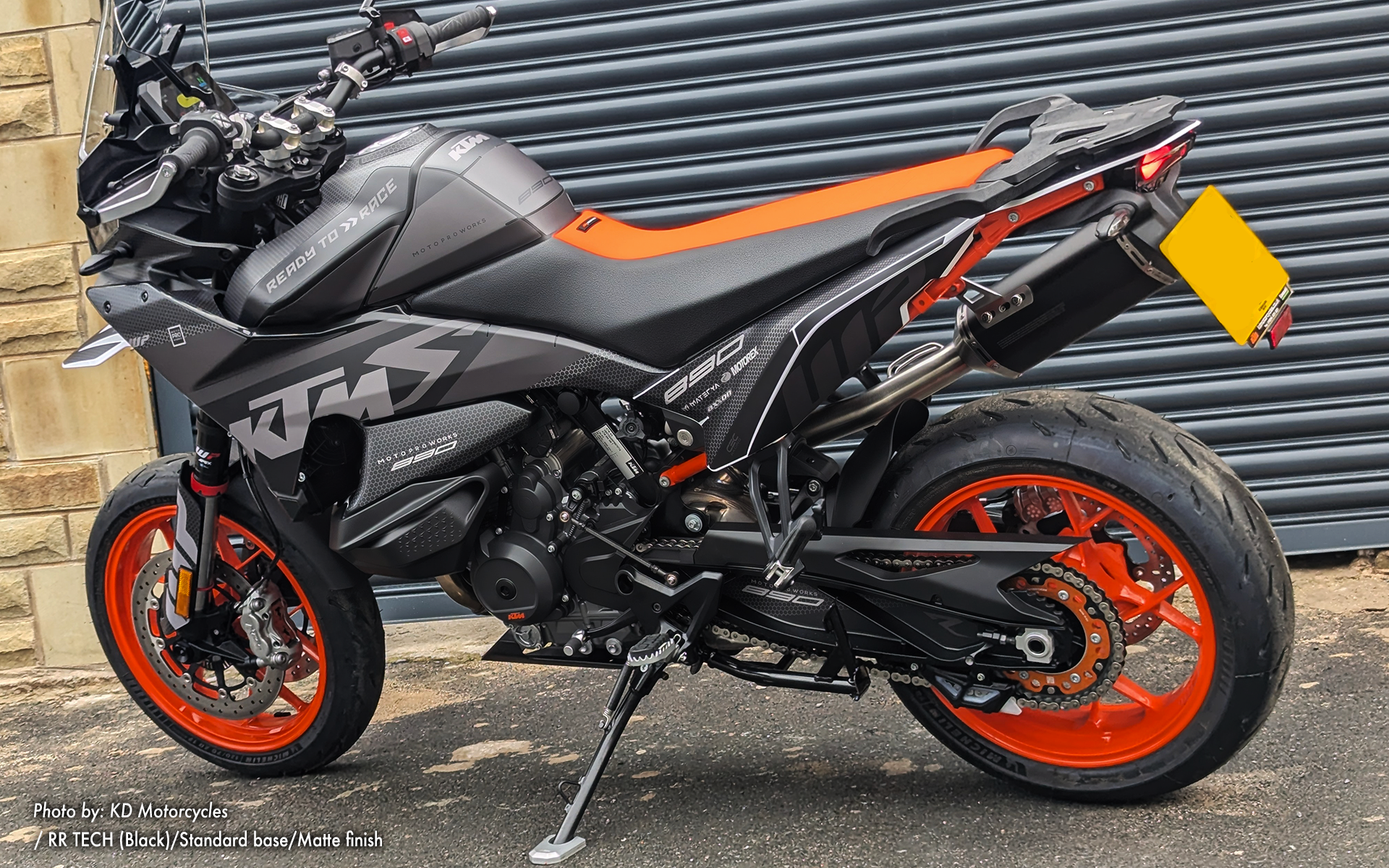 KTM 890 SMT 2023-2024 GRAPHICS - "RR Tech" (Black)