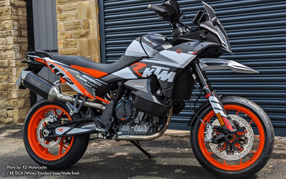 KTM 890 SMT 2023-2024 GRAPHICS - "RR Tech" (White)