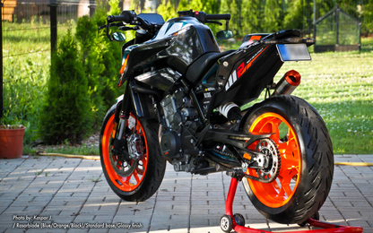 KTM 790/890 Duke GRAPHICS - "Rasorblade" (Blue/Orange/Black)