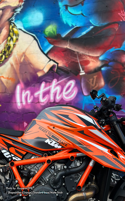 KTM 1290 Super Duke R GRÁFICOS - "Shapeshifter" (Naranja)