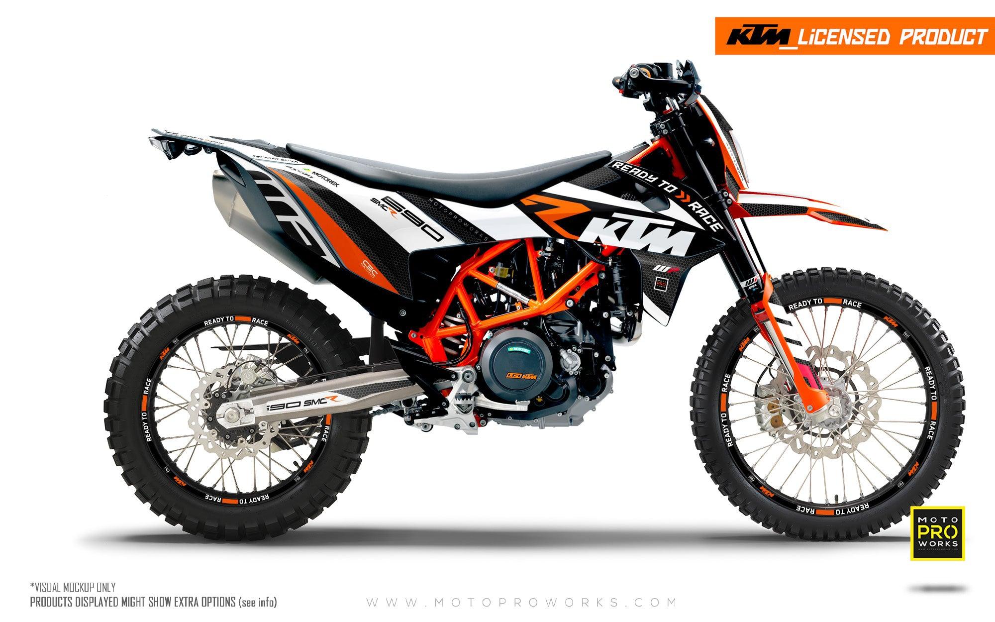 KTM GRAPHICS - 690 SMC-R "RR-Tech" (White) - MotoProWorks