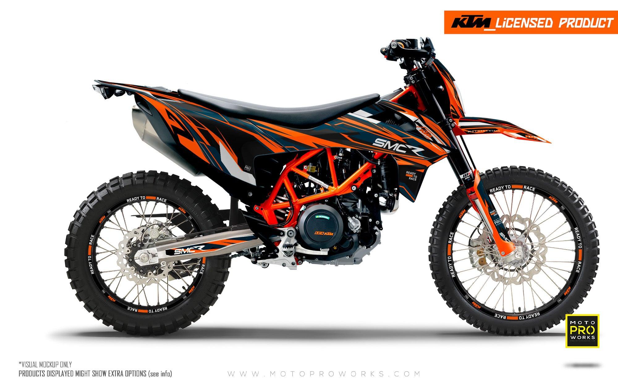 KTM GRAPHICS - 690 SMC-R "Ripple" (Orange) - MotoProWorks