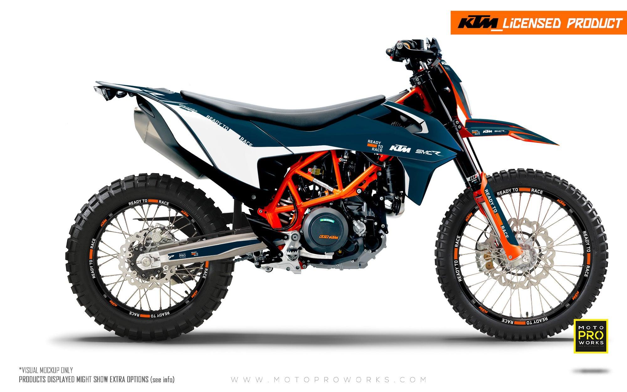 KTM GRAPHICS - 690 SMC-R "Fade" (Blue) - MotoProWorks