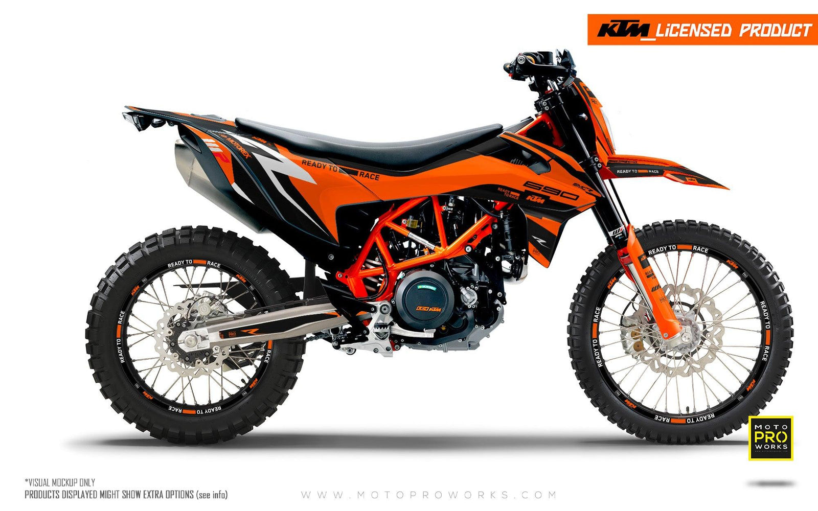 Orange ktm sales dirt bike