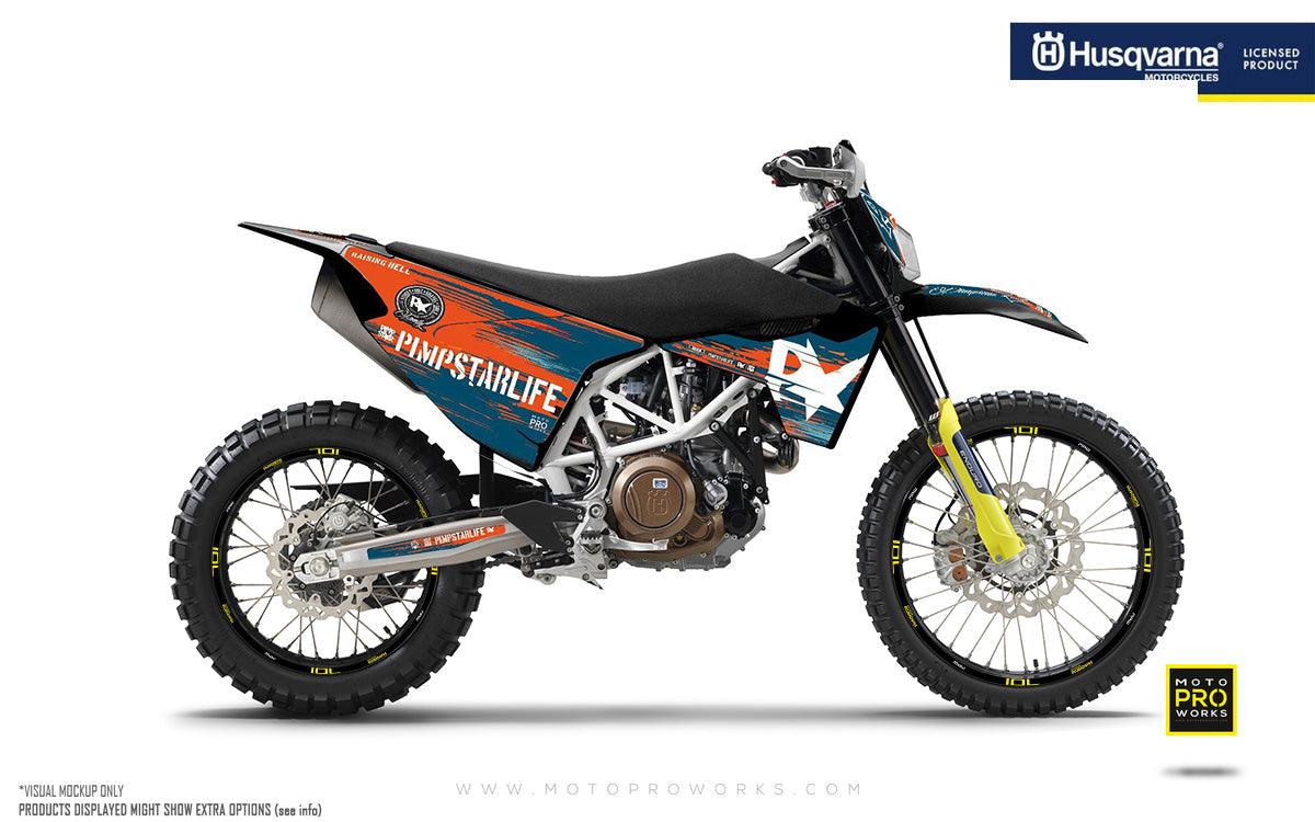 Husqvarna GRAPHICS - Pimpstarlife "HELLION" (blue) - MotoProWorks