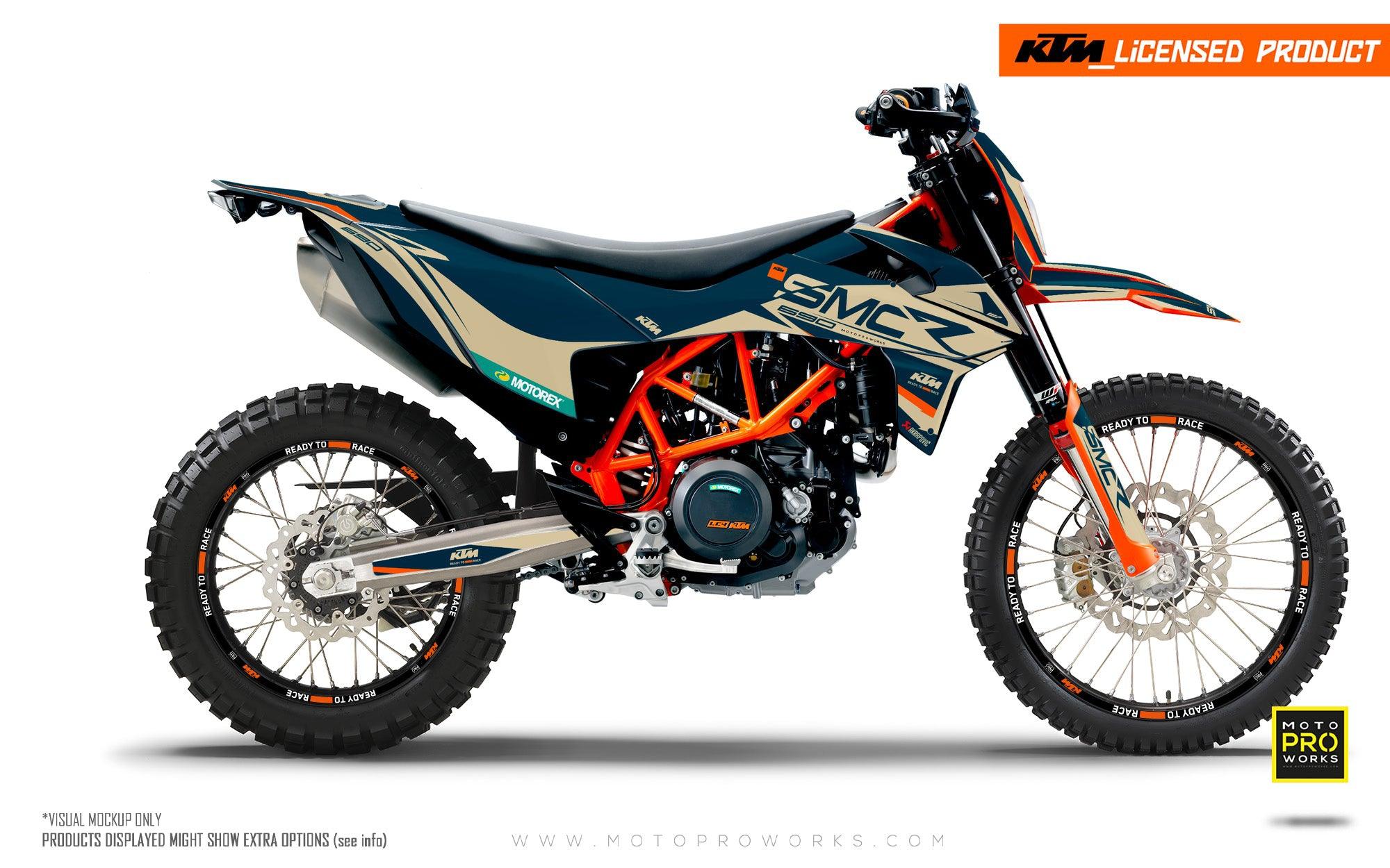 KTM GRAPHICS - 690 SMC-R "Racer" (Sand) - MotoProWorks