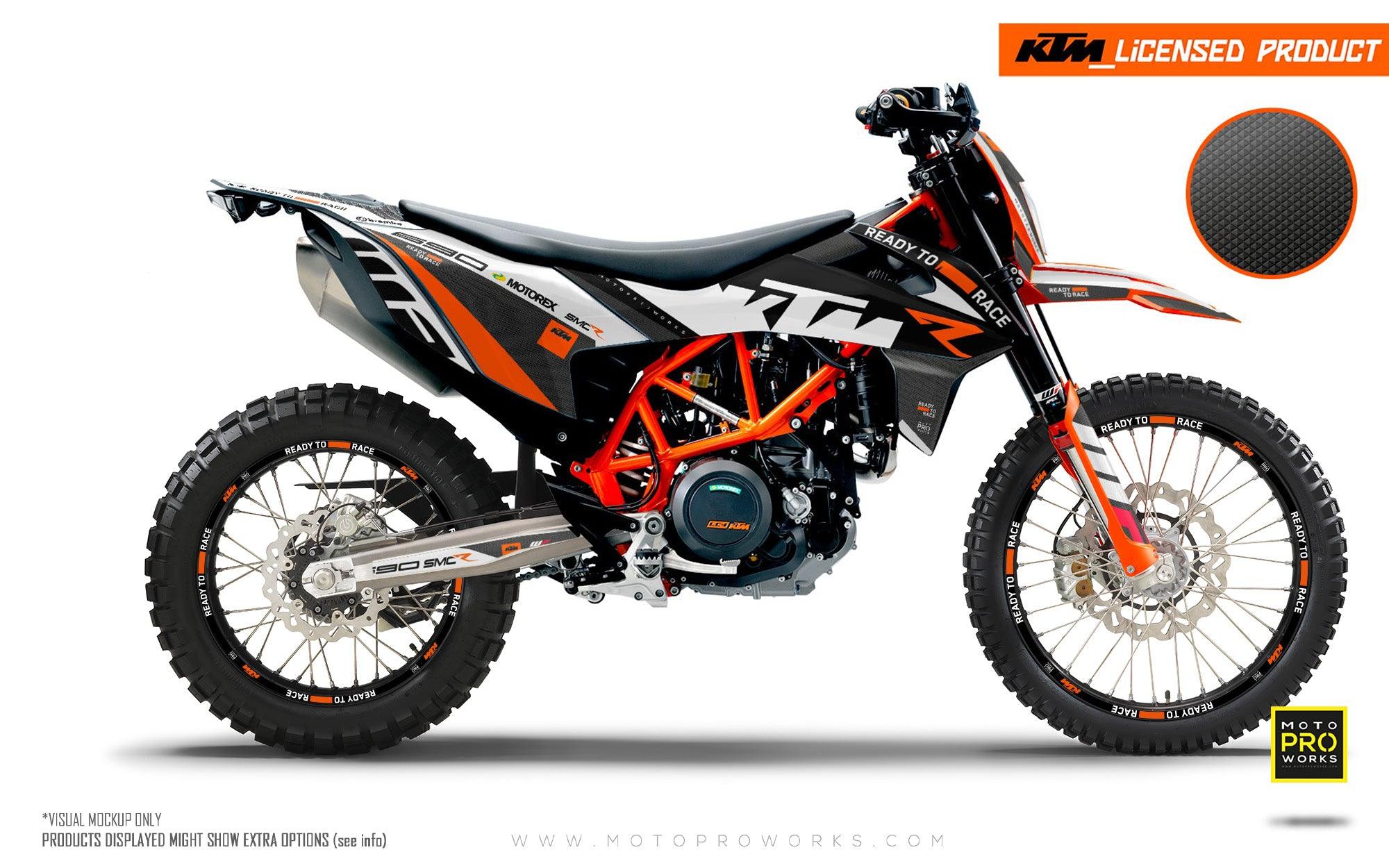 KTM GRAPHICS - 690 SMC-R "RR Tech 2.0.2.2" (White) - MotoProWorks