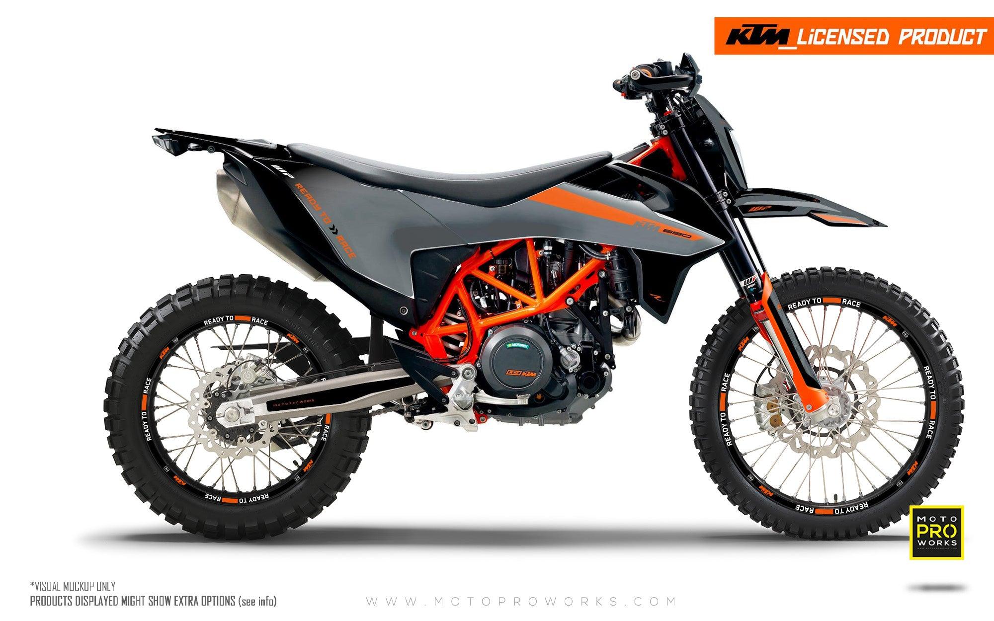 KTM GRAPHICS - "RADIUS" (black/grey) - MotoProWorks