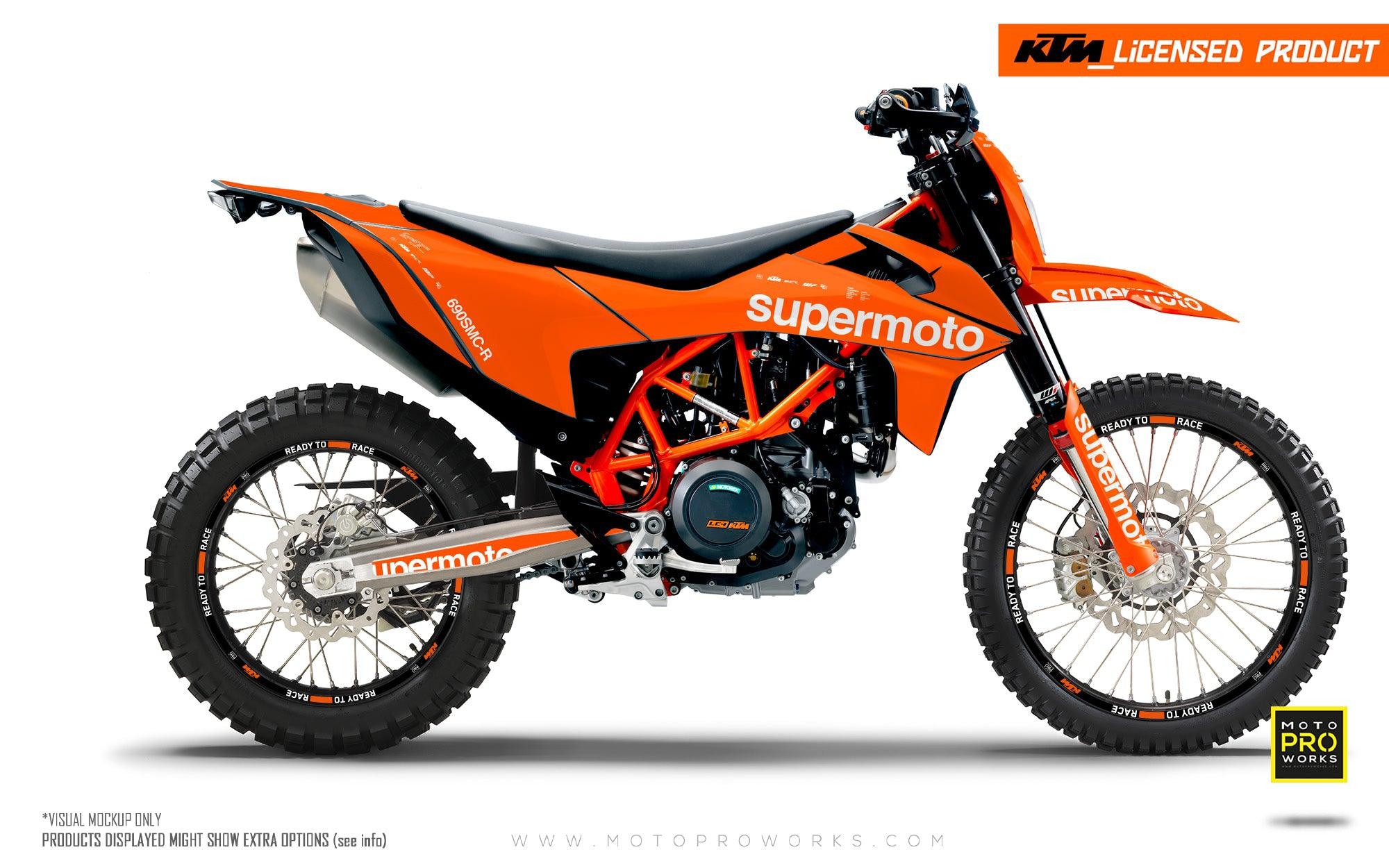 KTM GRAPHICS - 690 SMC-R "Type" (Orange) - MotoProWorks