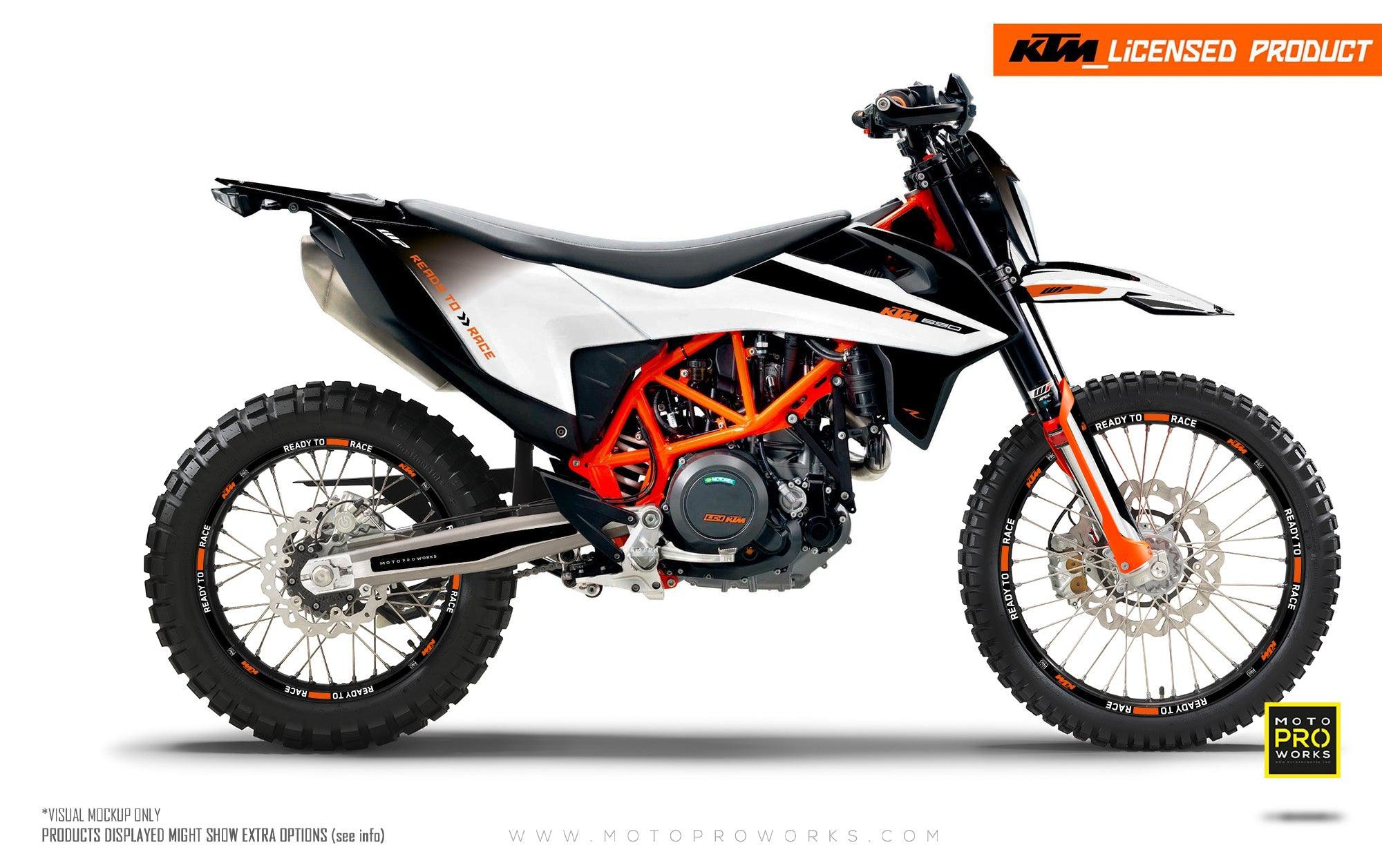 KTM GRAPHICS - "RADIUS" (black/white) - MotoProWorks