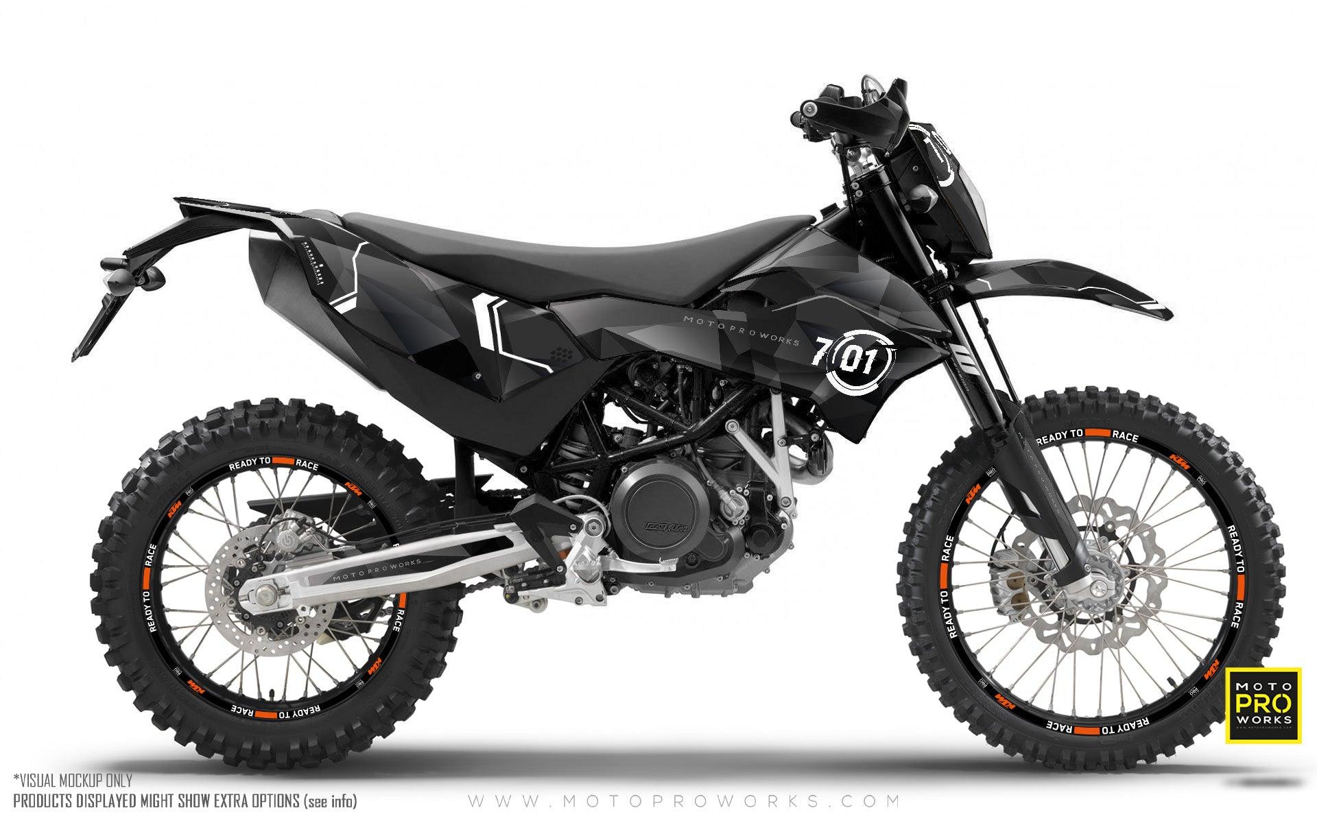 KTM GRAPHIC KIT - "SCANNER" - MotoProWorks | Decals and Bike Graphic kit
