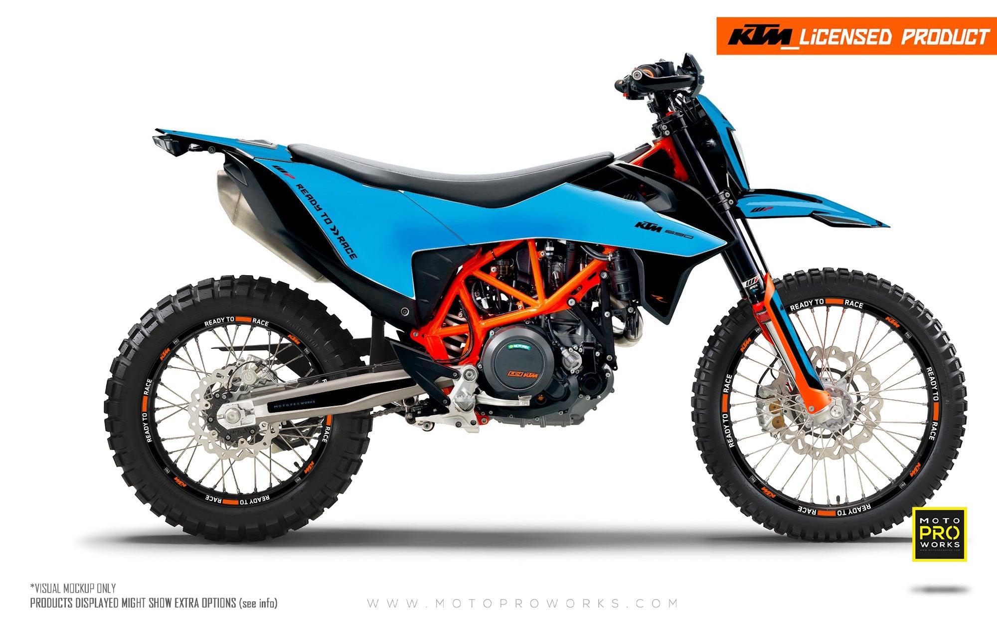 KTM GRAPHICS - "RADIUS" (blue) - MotoProWorks
