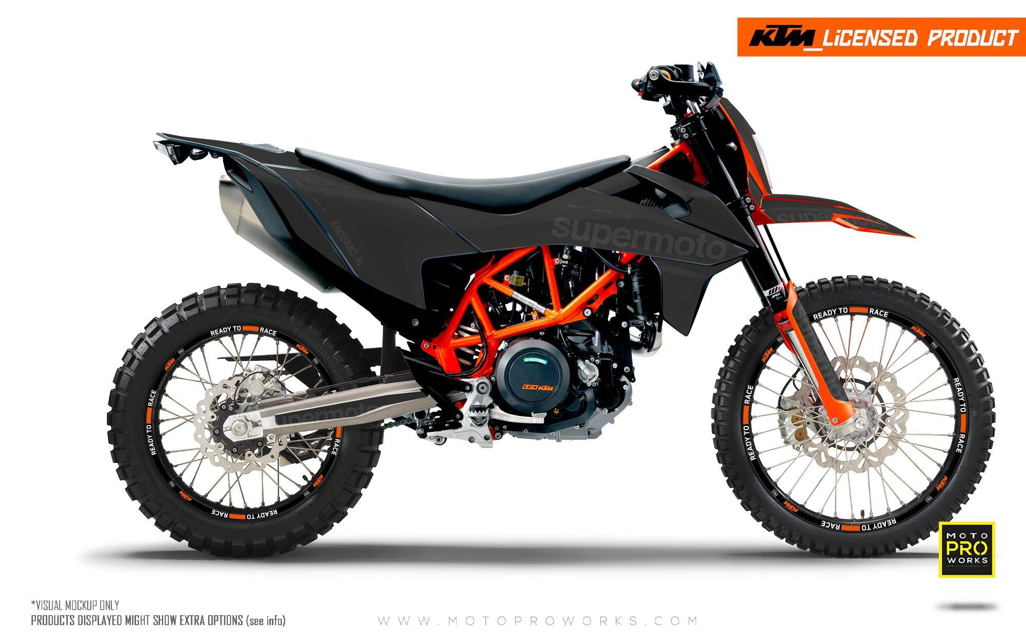 KTM GRAPHICS - 690 SMC-R "Type" (Grey) - MotoProWorks