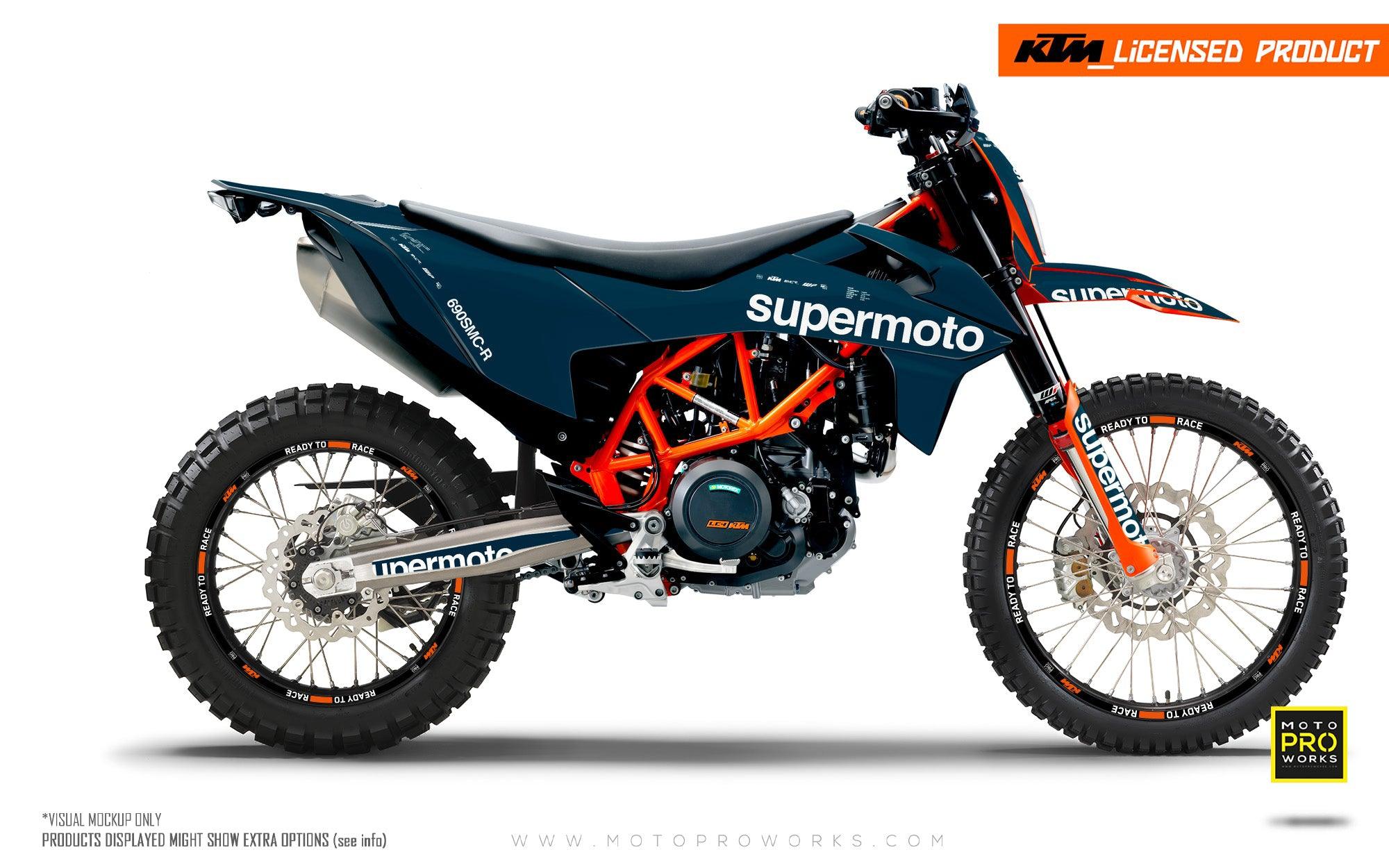 KTM GRAPHICS - 690 SMC-R "Type" (Blue) - MotoProWorks