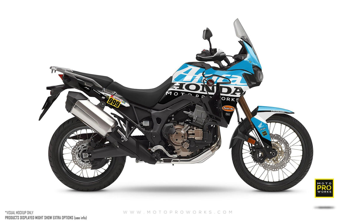 Honda Africa Twin 2016-2017 GRAPHICS - &quot;Waypointer&quot; (Ocean)