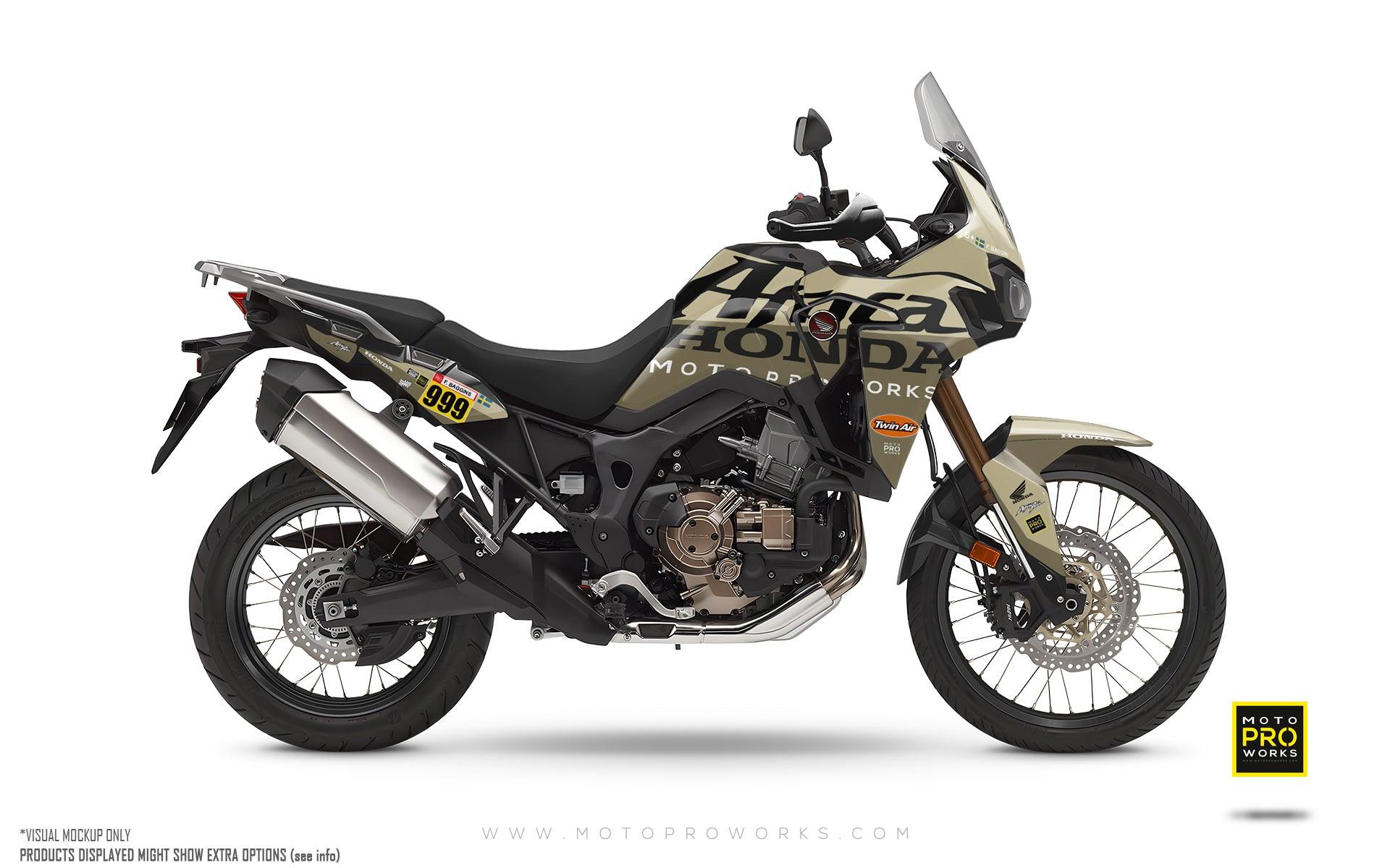 Honda Africa Twin 2016-2017 GRAPHICS - &quot;Waypointer&quot; (Sand)