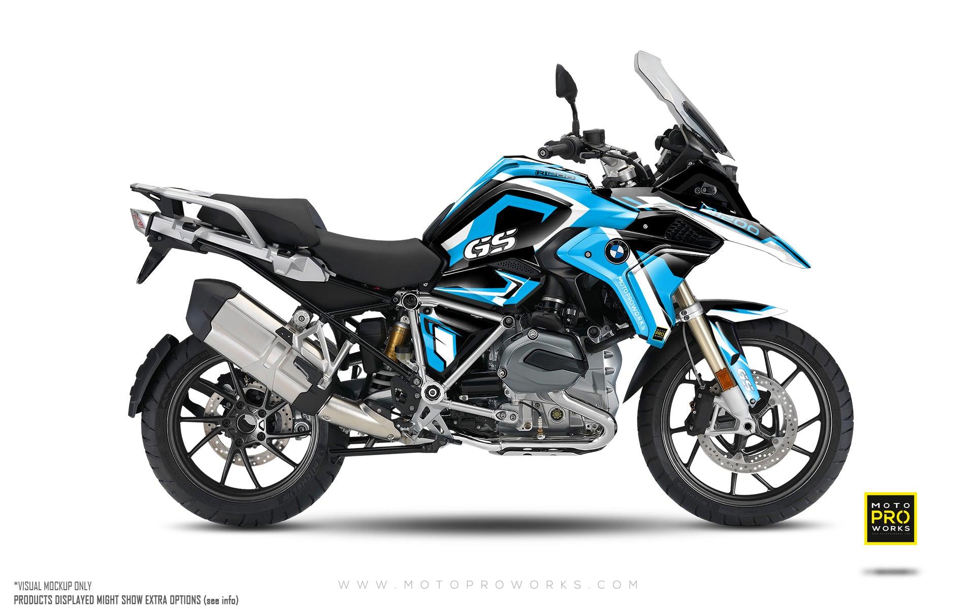 BMW R 1200 GS (2017-2018) GRAPHICS - "Voyager" (Blue)