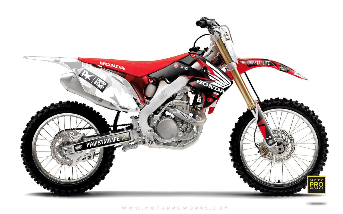 Honda GRAPHIC KIT - &quot;ENG&quot; - MotoProWorks | Decals and Bike Graphic kit