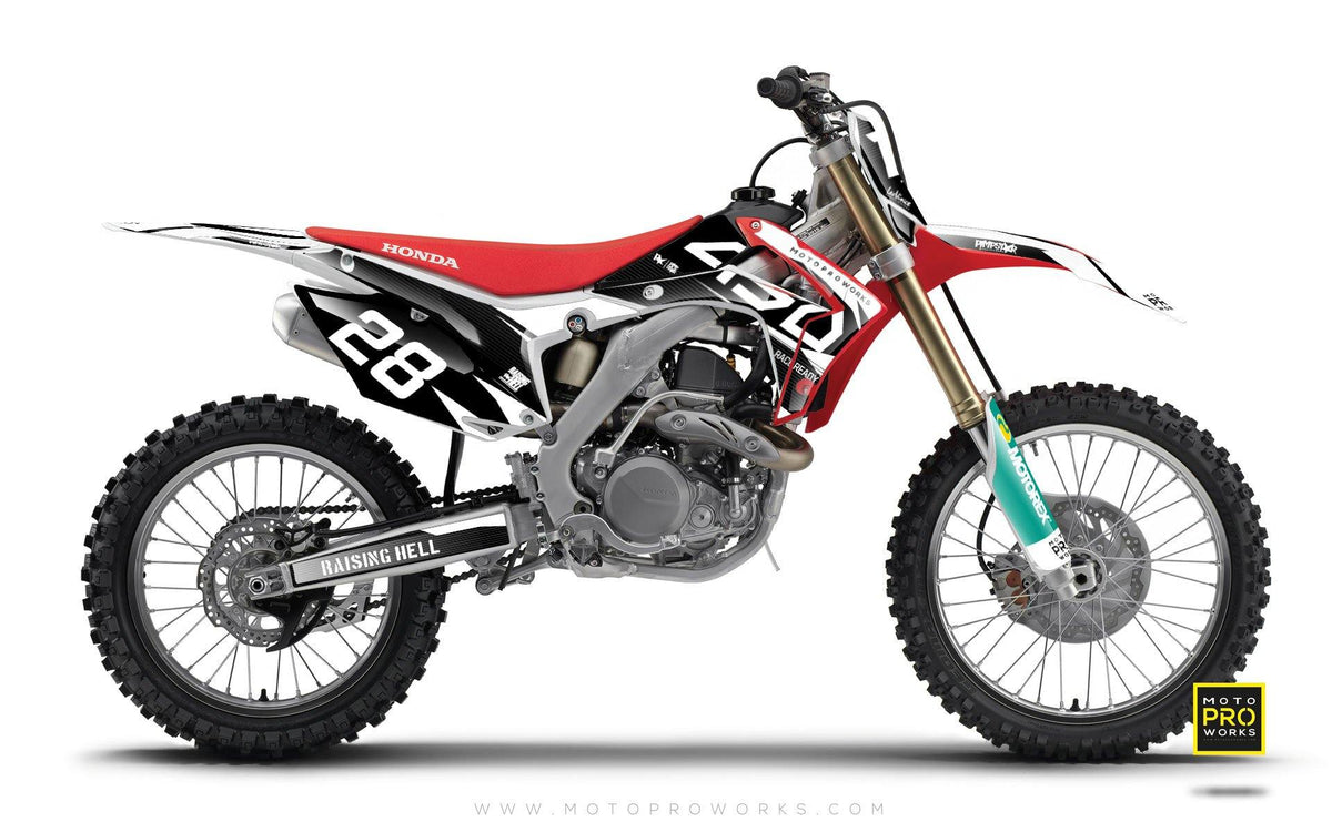 Honda GRAPHIC KIT - &quot;BACMONO&quot; - MotoProWorks | Decals and Bike Graphic kit