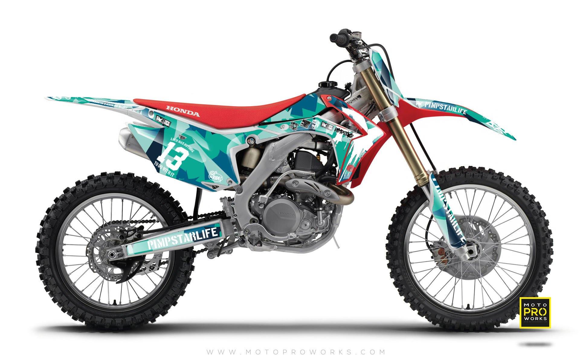 Honda GRAPHIC KIT - "M90" (banger) - MotoProWorks | Decals and Bike Graphic kit
