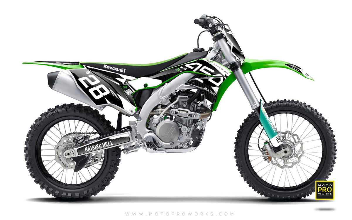 Kawasaki GRAPHIC KIT - &quot;BACMONO&quot; - MotoProWorks | Decals and Bike Graphic kit