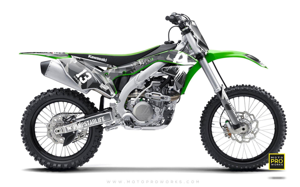Kawasaki GRAPHIC KIT - &quot;M90&quot; (urban) - MotoProWorks | Decals and Bike Graphic kit