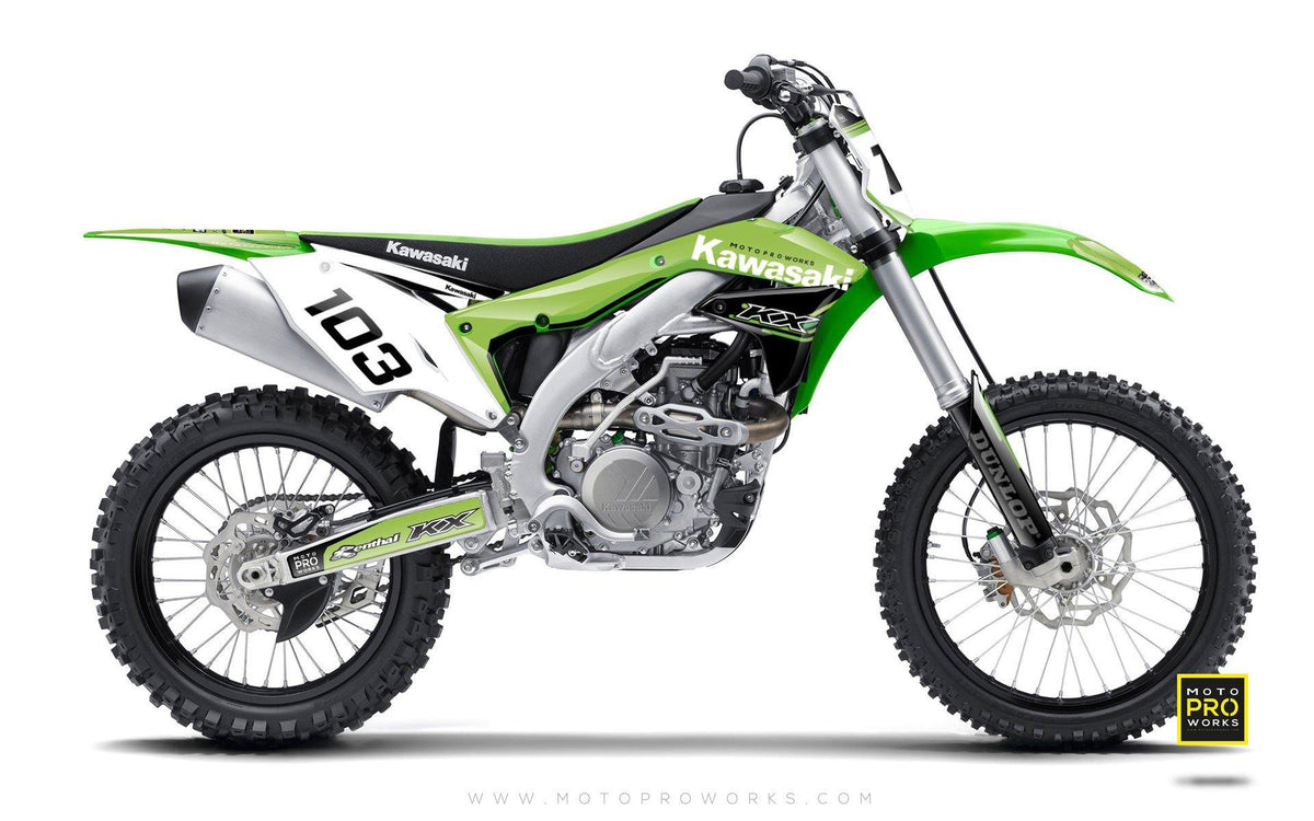 Kawasaki GRAPHIC KIT - &quot;FLYNN&quot; - MotoProWorks | Decals and Bike Graphic kit