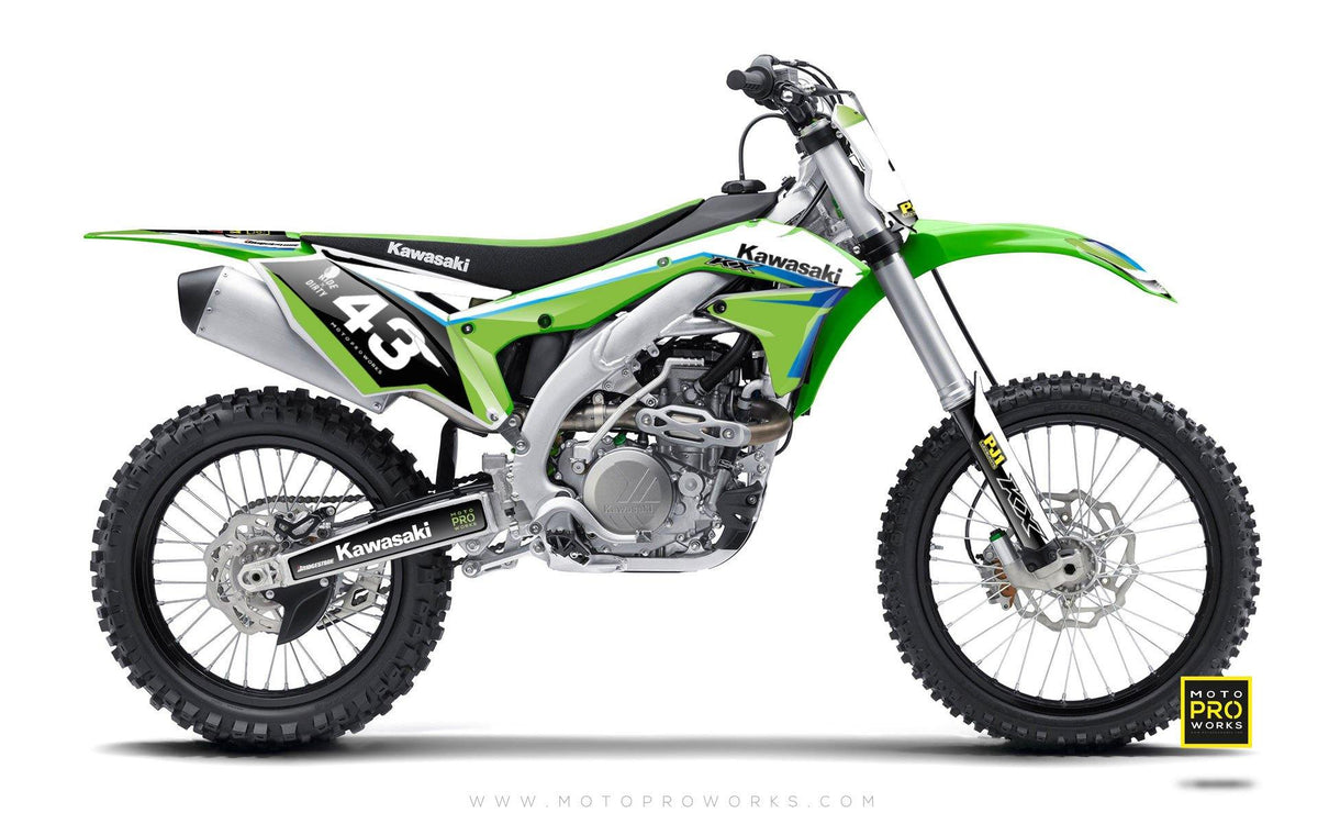 Kawasaki GRAPHIC KIT - &quot;FORZE&quot; - MotoProWorks | Decals and Bike Graphic kit