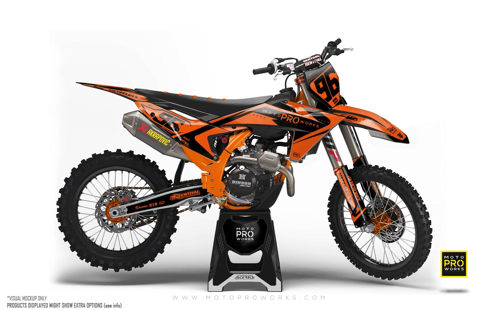 KTM GRAPHICS - EXC/SX "Runner" (Orange) - MotoProWorks