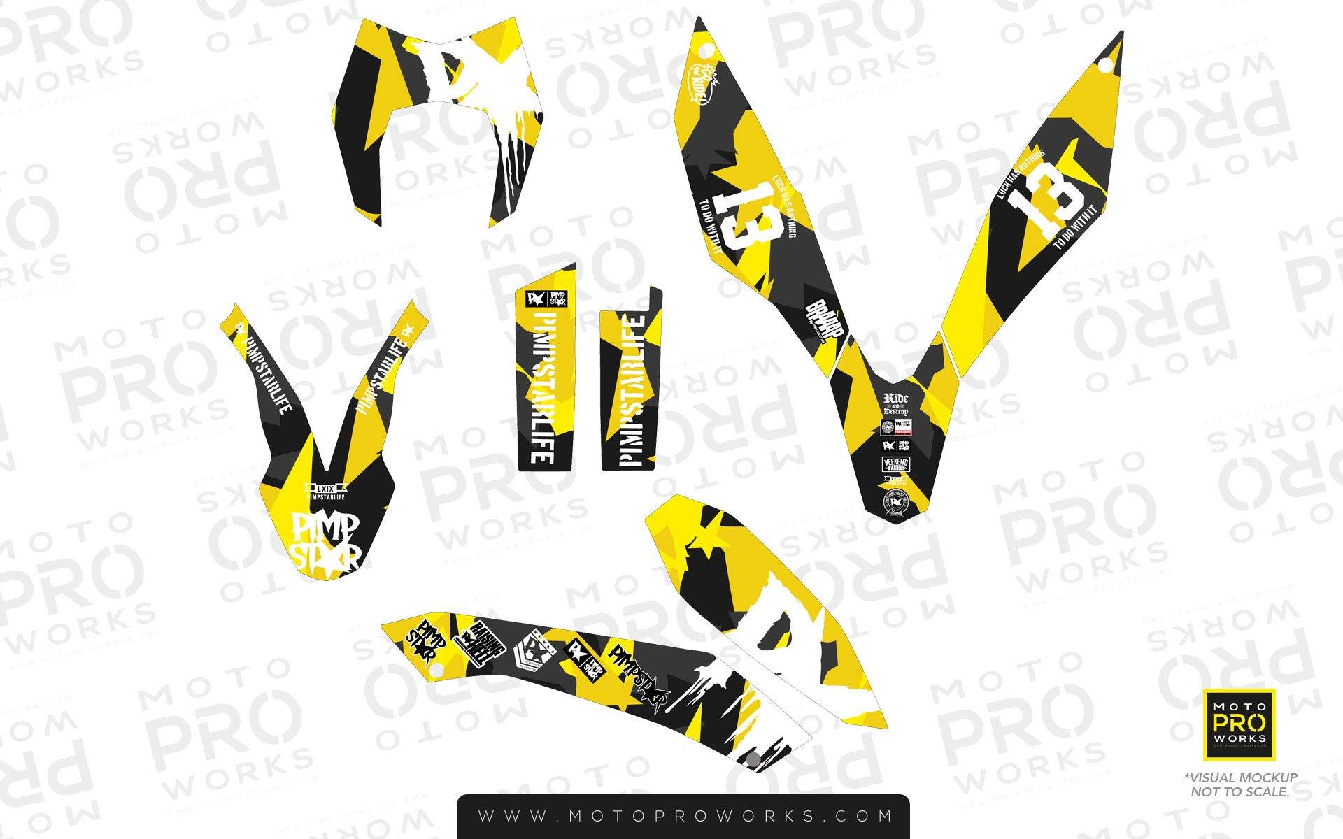 KTM GRAPHIC KIT - "M90" (wasp) - MotoProWorks | Decals and Bike Graphic kit