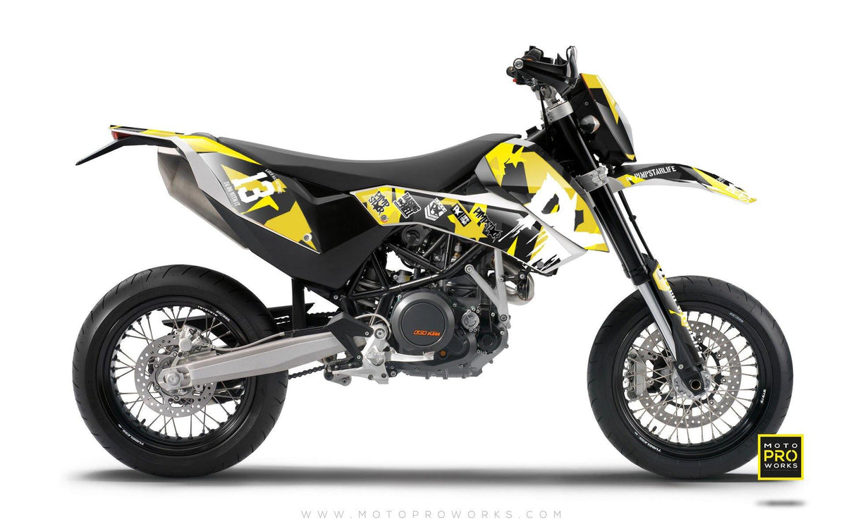 KTM GRAPHIC KIT - &quot;M90&quot; (wasp) - MotoProWorks | Decals and Bike Graphic kit