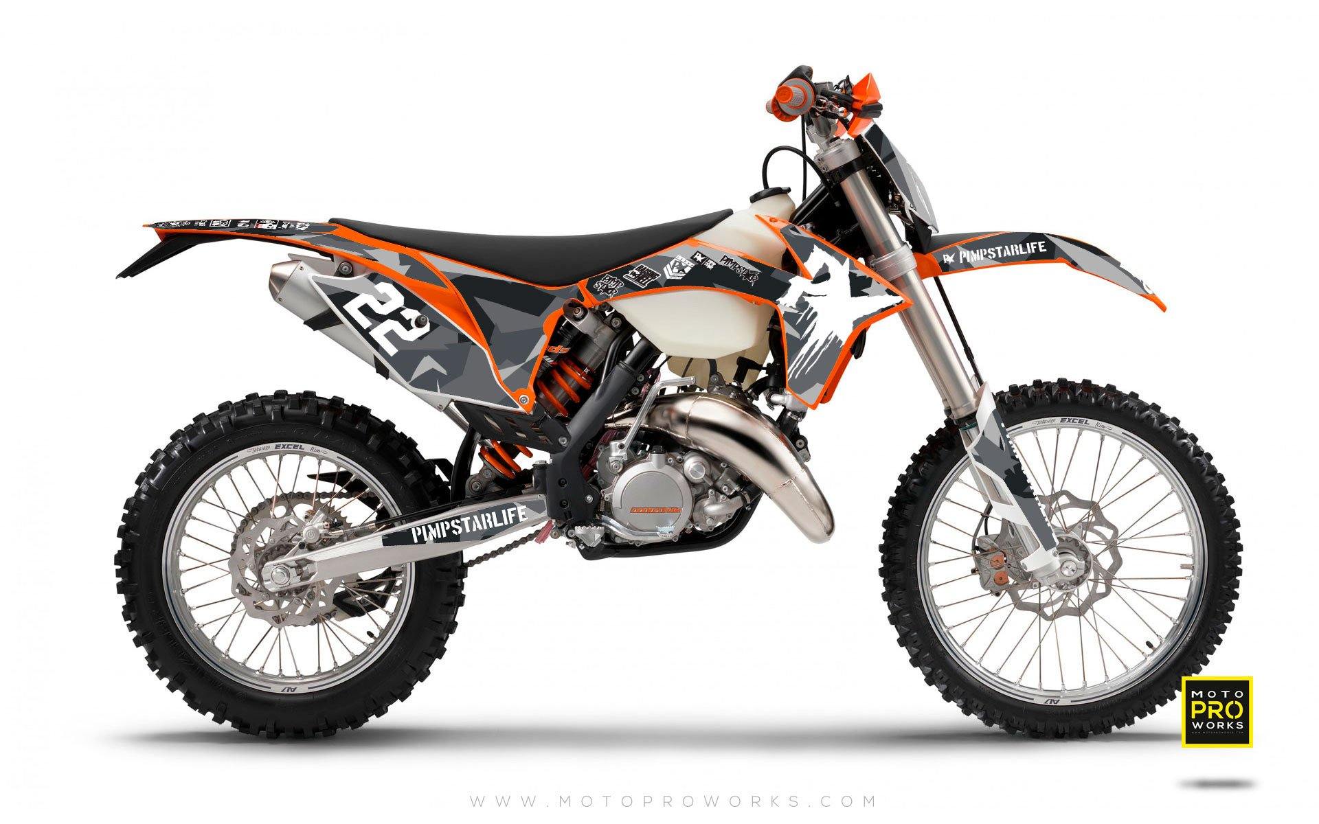 KTM GRAPHIC KIT - "M90" (urban) - MotoProWorks | Decals and Bike Graphic kit