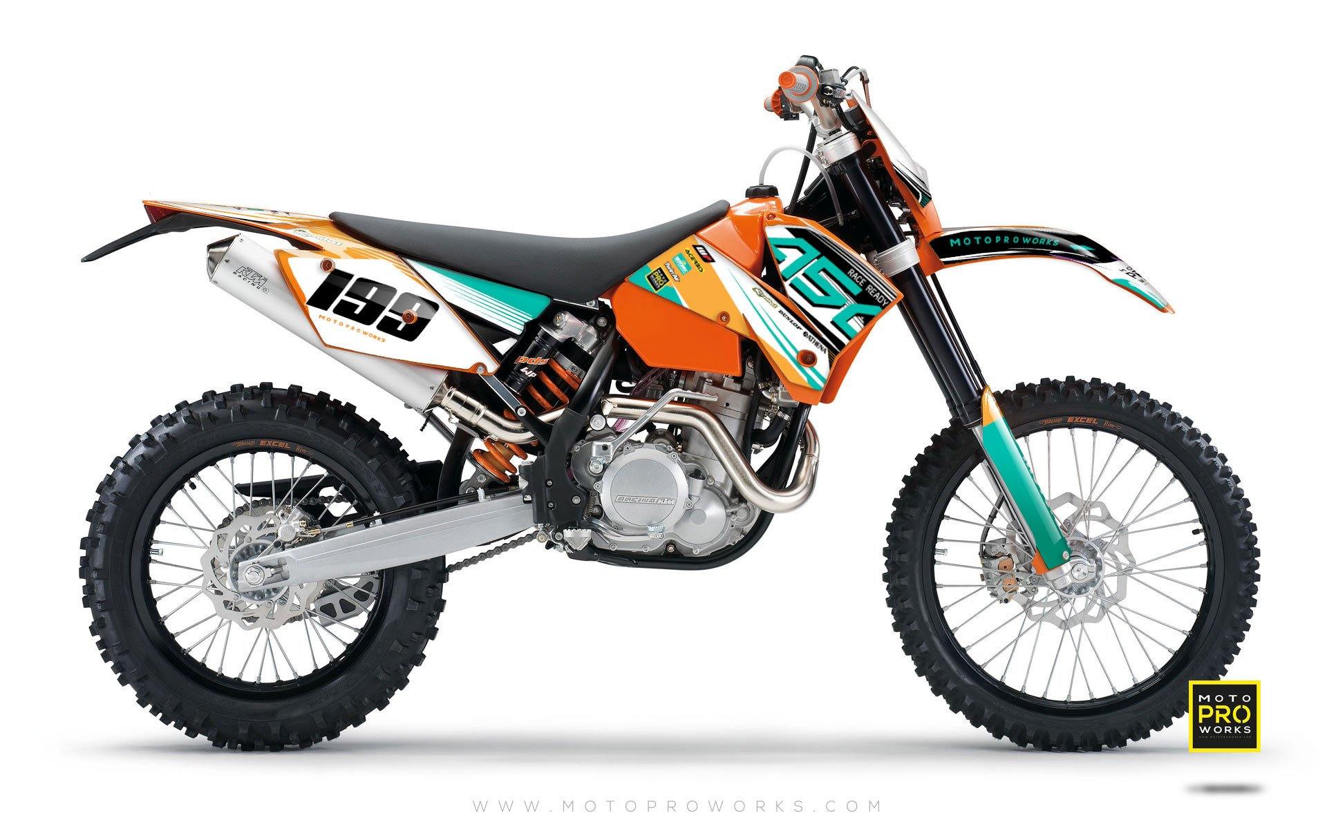 KTM GRAPHIC KIT - "GOFAST" (minty) - MotoProWorks | Decals and Bike Graphic kit
