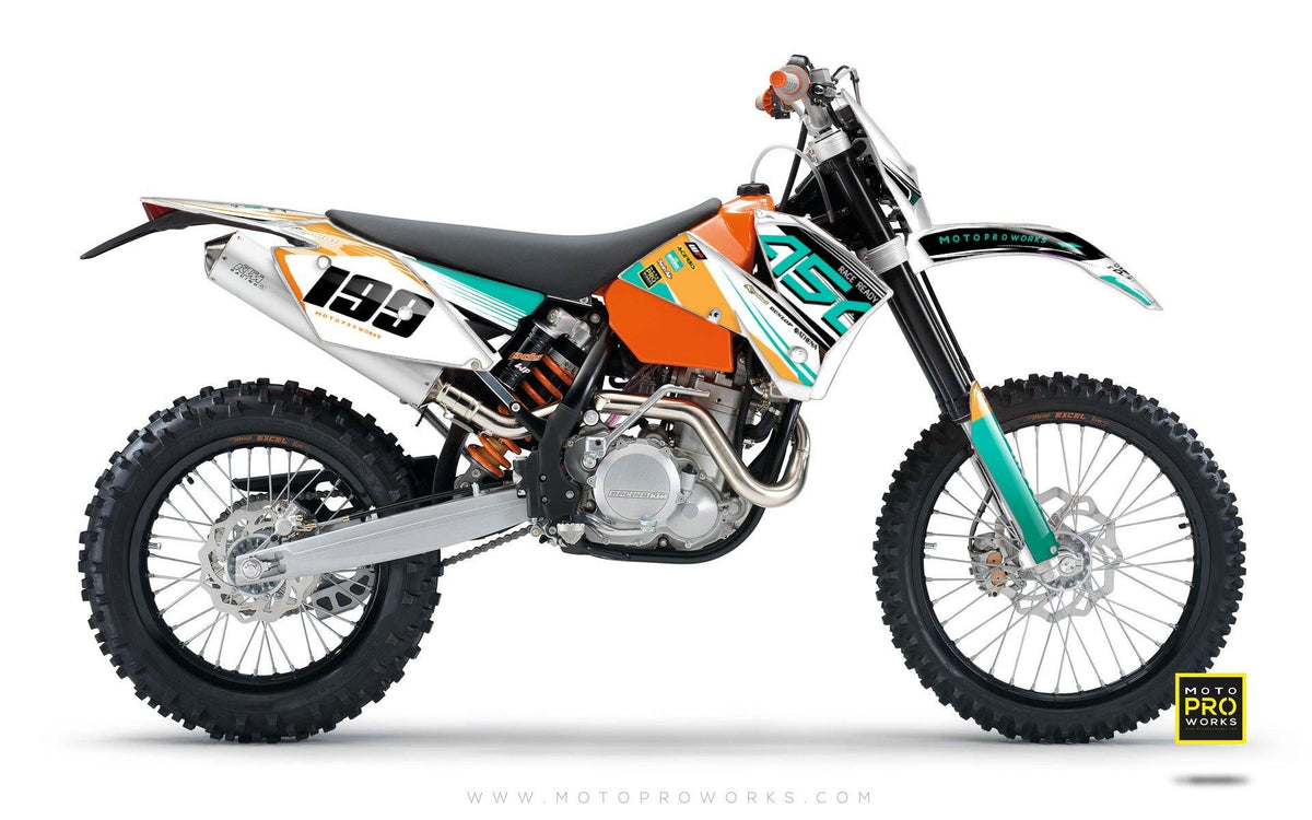 KTM GRAPHIC KIT - &quot;GOFAST&quot; (minty) - MotoProWorks | Decals and Bike Graphic kit