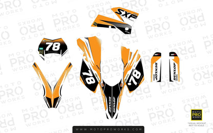 KTM GRAPHIC KIT - "GRADER" - MotoProWorks | Decals and Bike Graphic kit