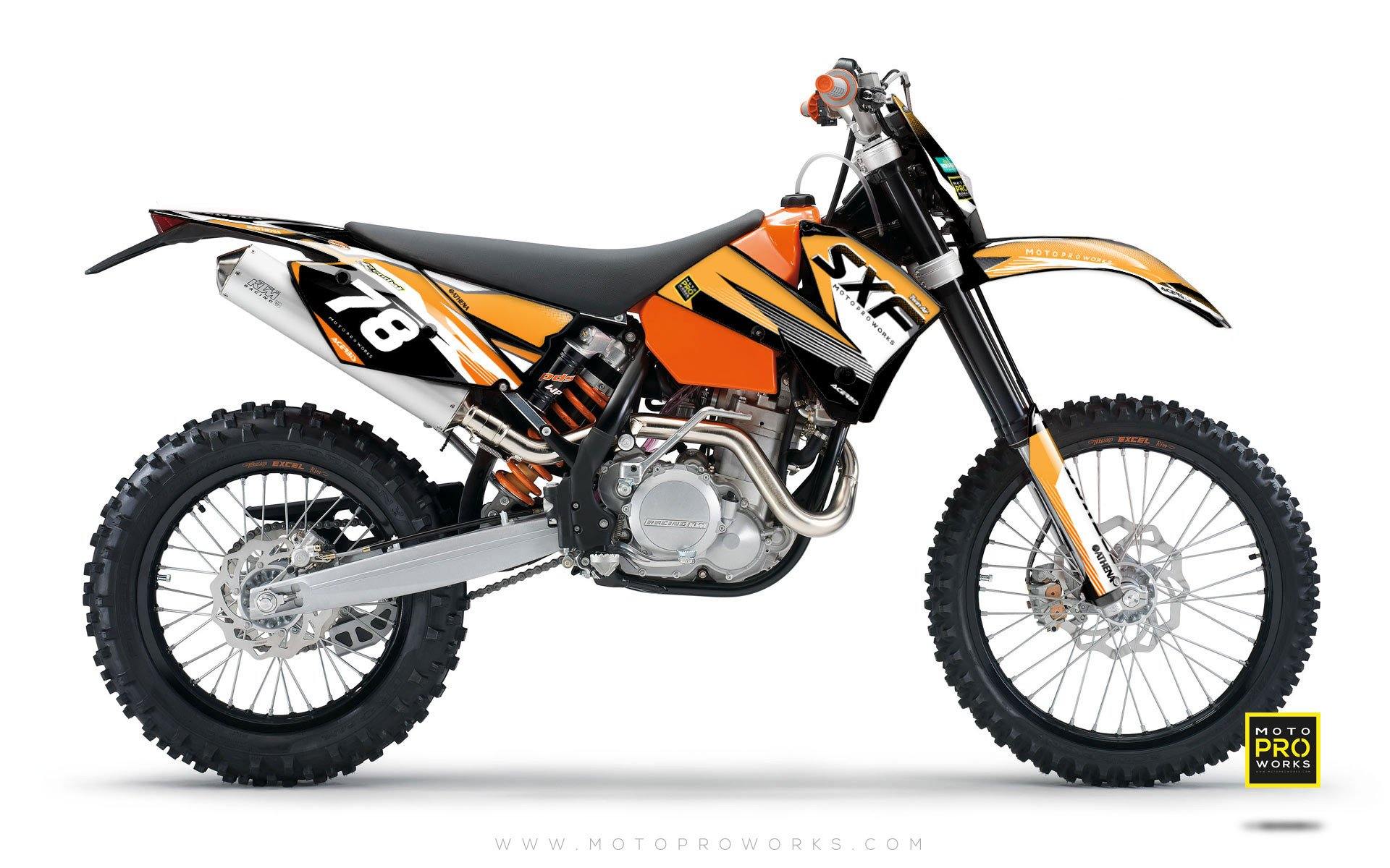 KTM GRAPHIC KIT - "GRADER" - MotoProWorks | Decals and Bike Graphic kit