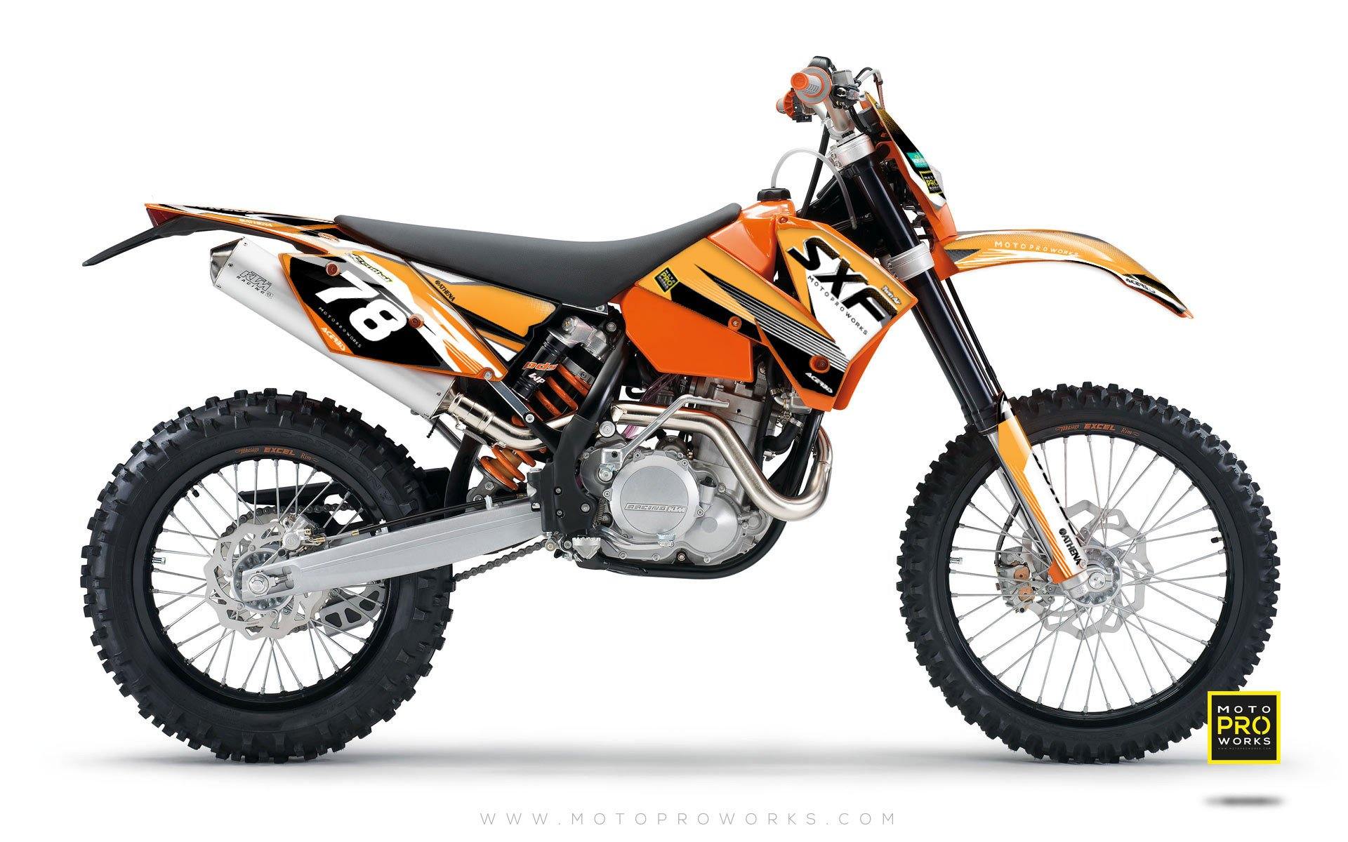 KTM GRAPHIC KIT - "GRADER" - MotoProWorks | Decals and Bike Graphic kit