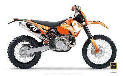 KTM GRAPHIC KIT - "MARPAT" (orange) - MotoProWorks | Decals and Bike Graphic kit
